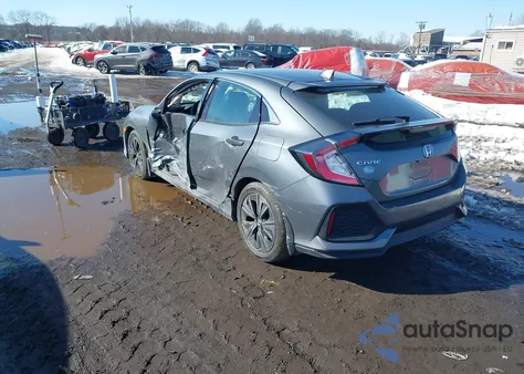 2019 Honda Civic Ex z USA, uszkodzony, nr VIN SHHFK7H67KU404342